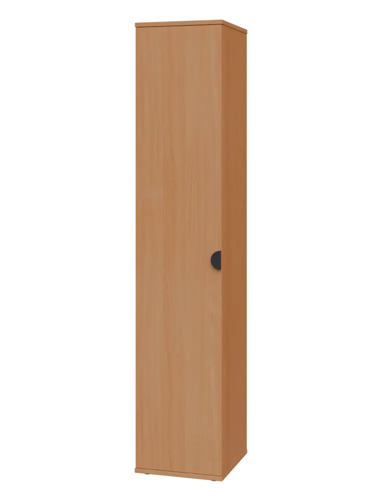 TN 5 - 3D kancelářská skříň, 1-dveřová, levá, 1822x360x400, buk royal